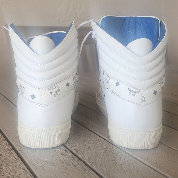 MCM | Visetos High Top Sneakers | SZ 44 (US 11) - Picture 3 of 4
